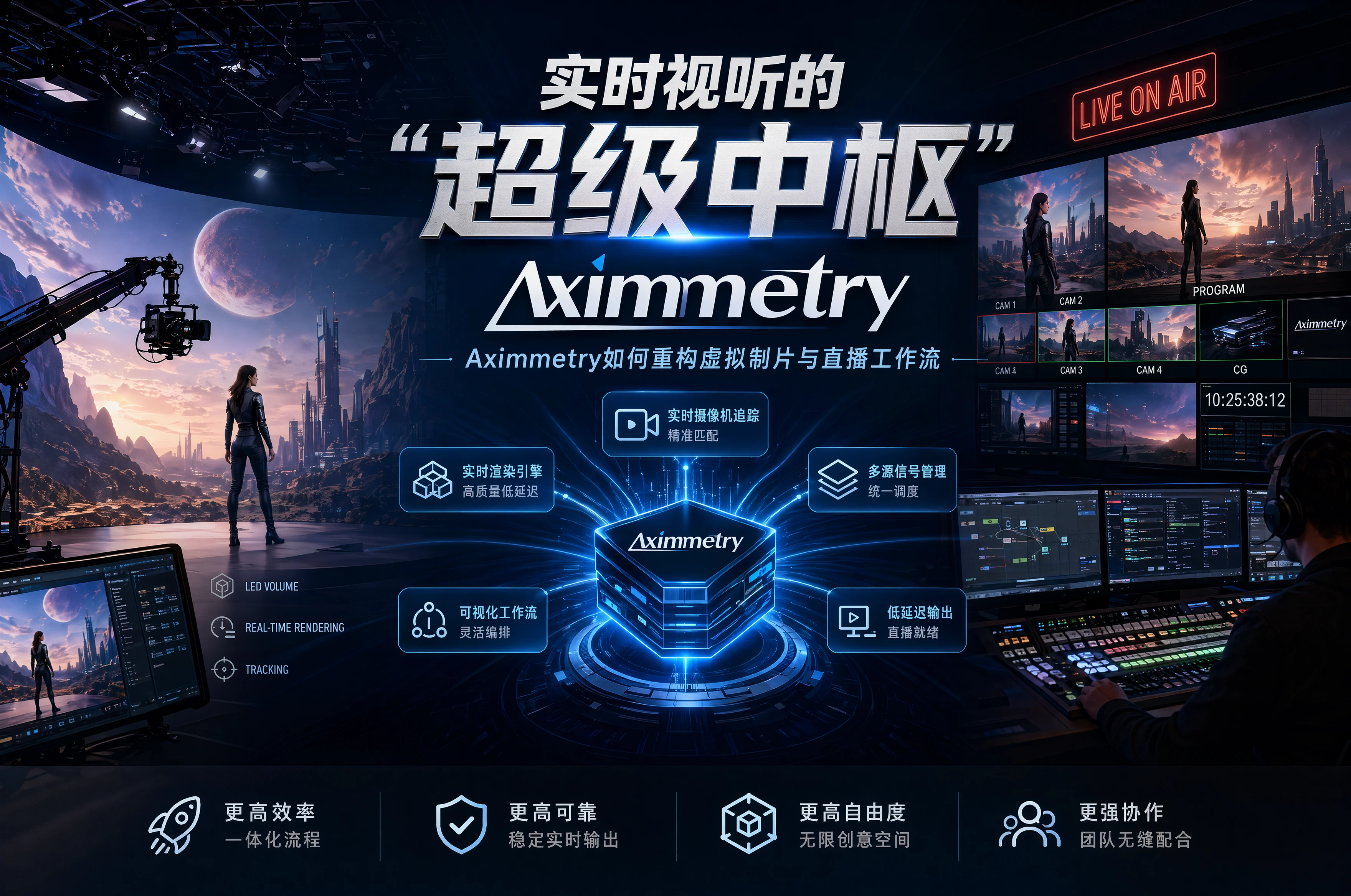 实时视听的“超级中枢”：Aximmetry如何重构虚拟制片与直播工作流