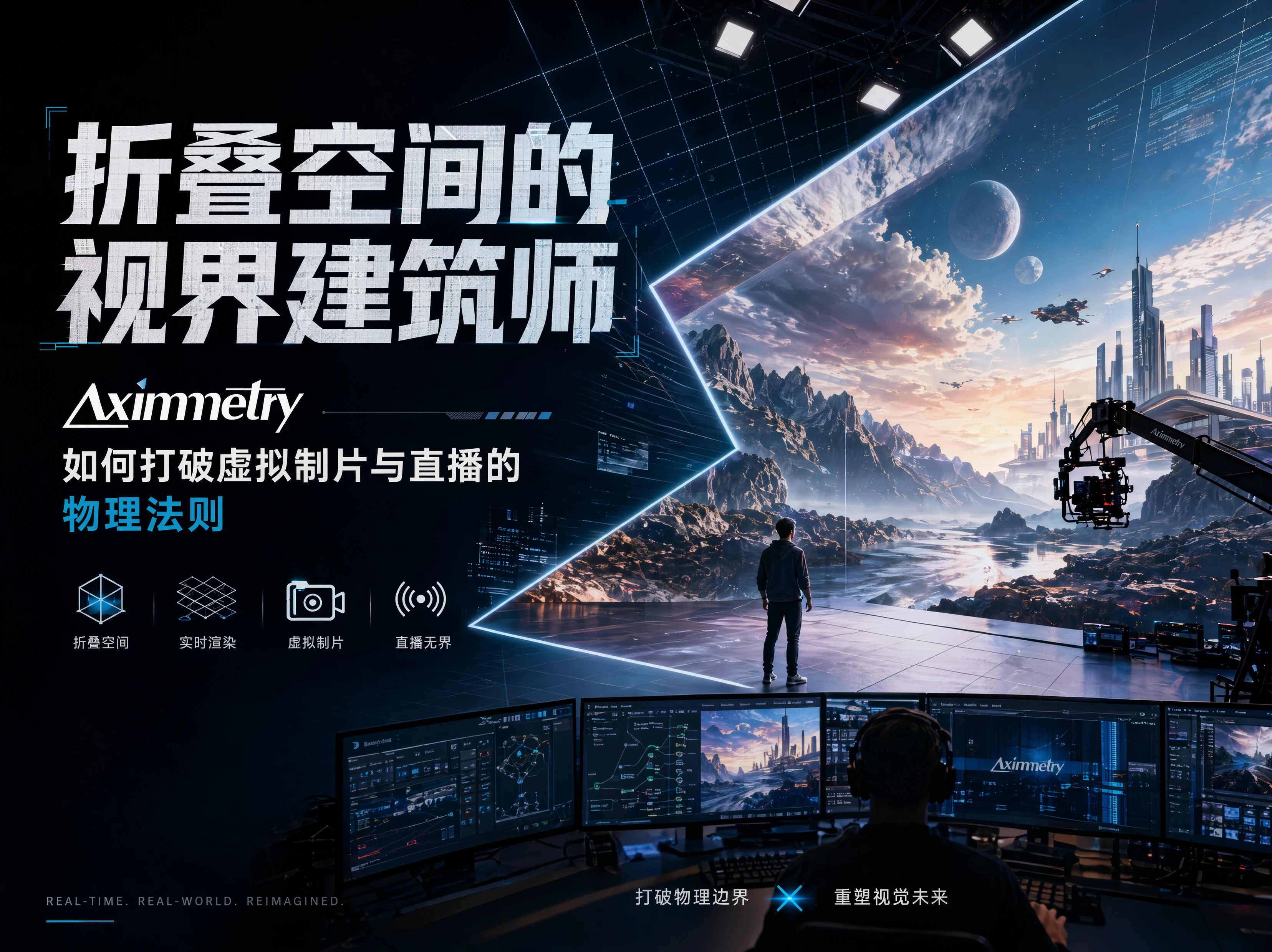 折叠空间的视界建筑师：Aximmetry如何打破虚拟制片与直播的物理法则