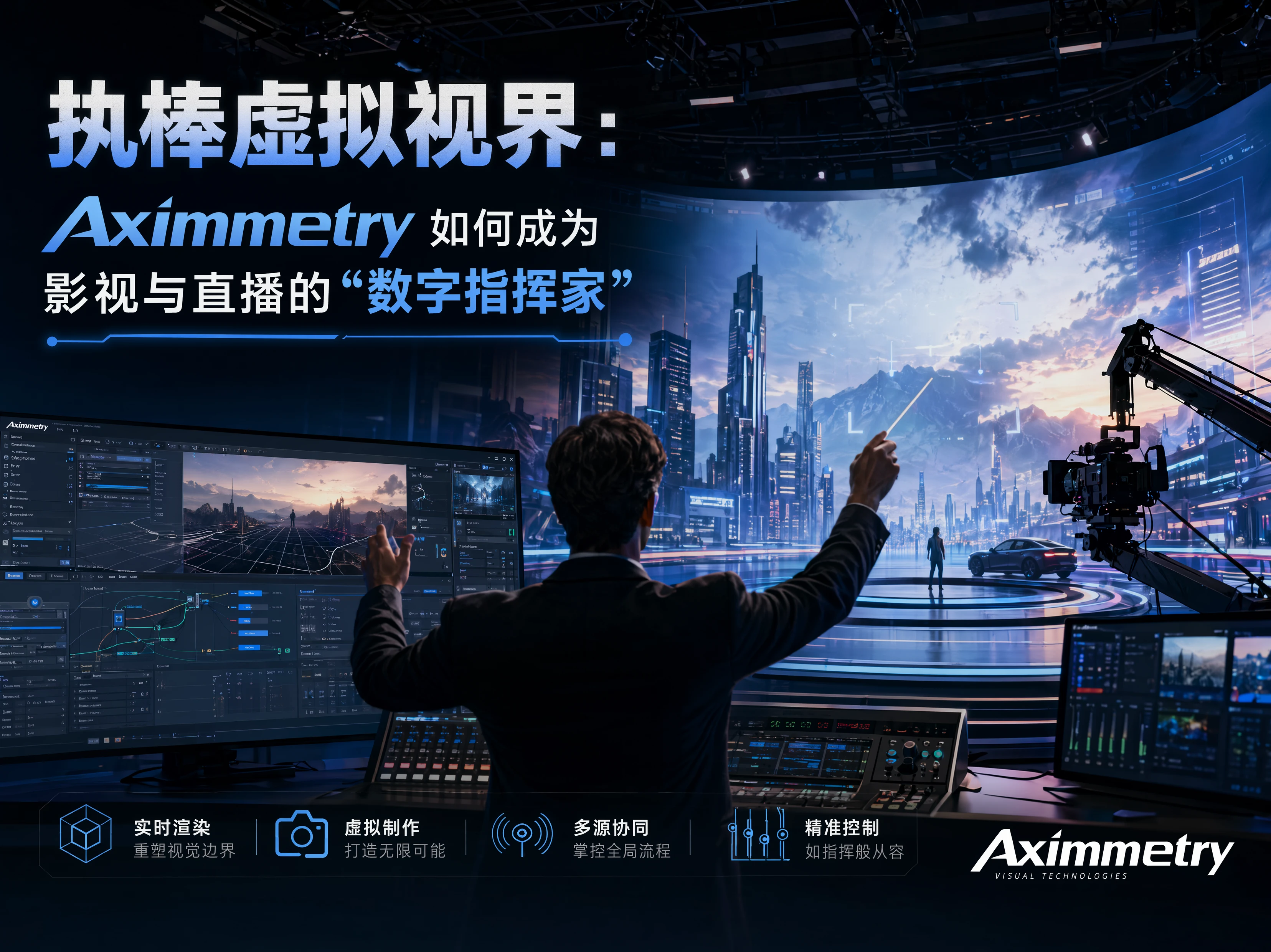 执棒虚拟视界：Aximmetry如何成为影视与直播的“数字指挥家”