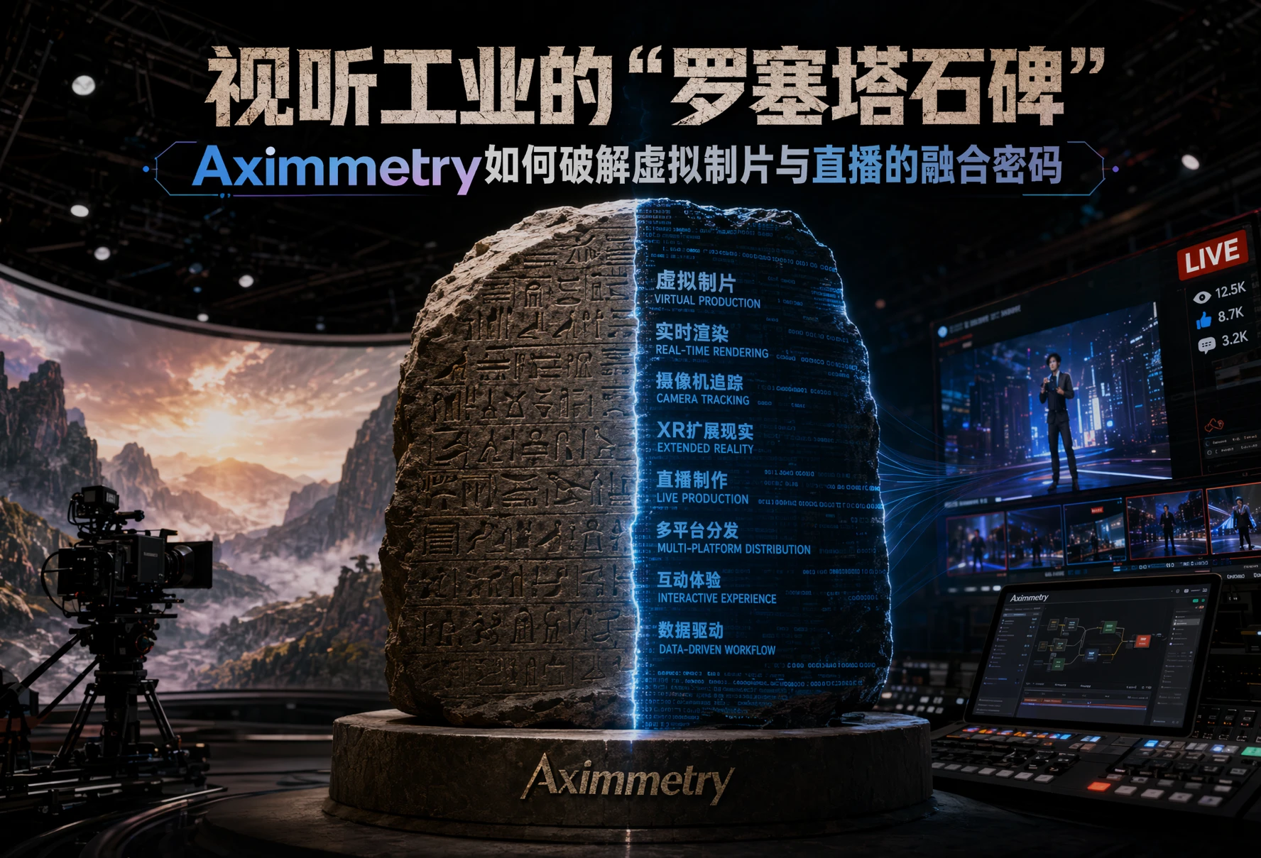 视听工业的“罗塞塔石碑”：Aximmetry如何破解虚拟制片与直播的融合密码