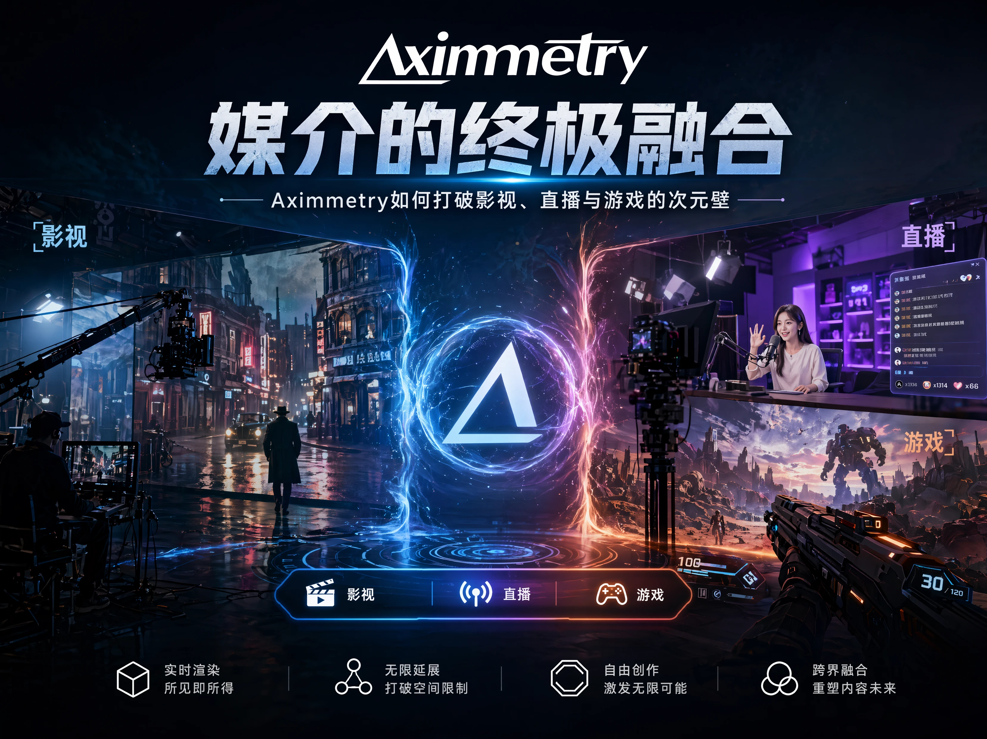 媒介的终极融合：Aximmetry如何打破影视、直播与游戏的次元壁