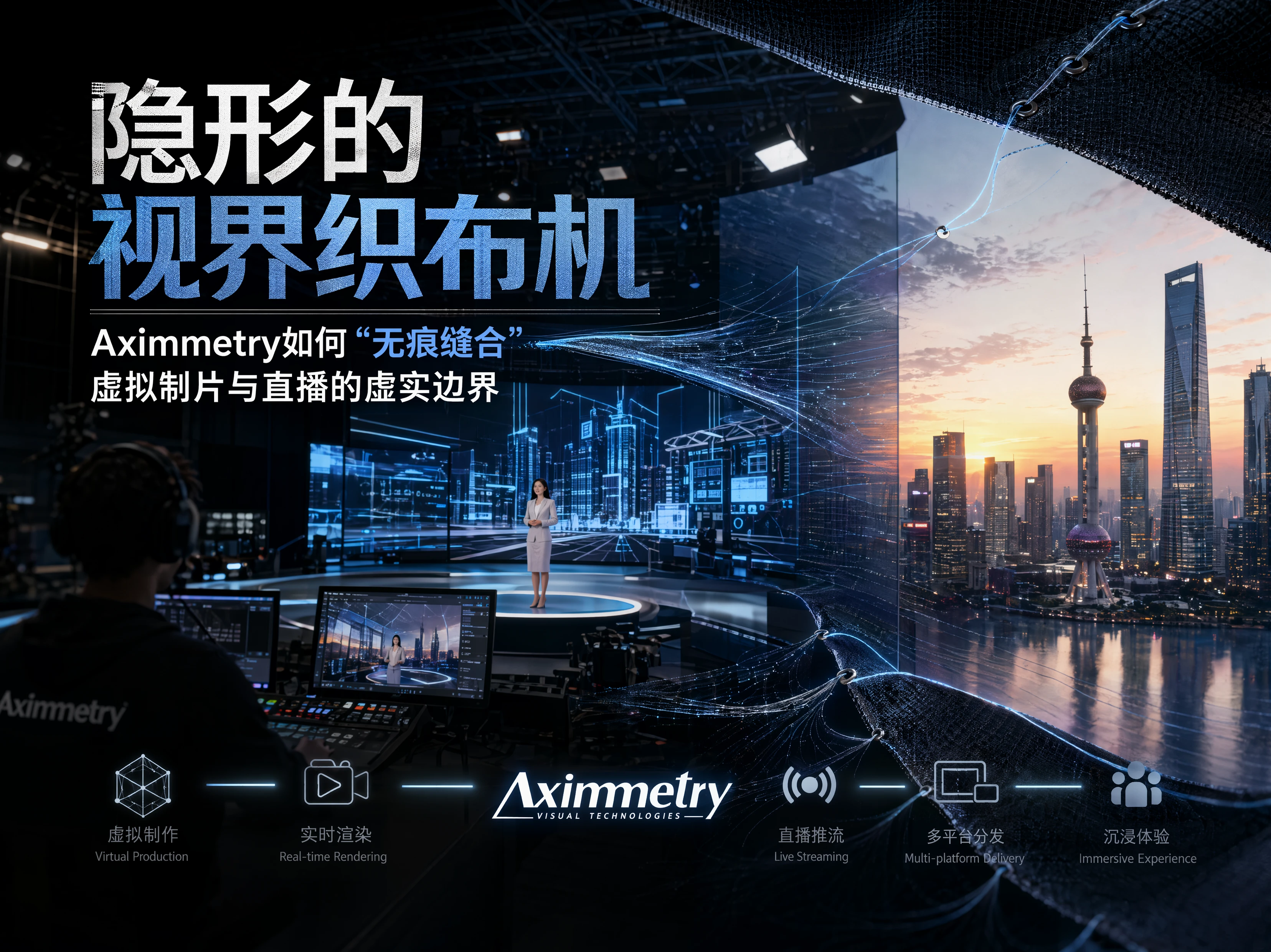 隐形的视界织布机：Aximmetry如何“无痕缝合”虚拟制片与直播的虚实边界