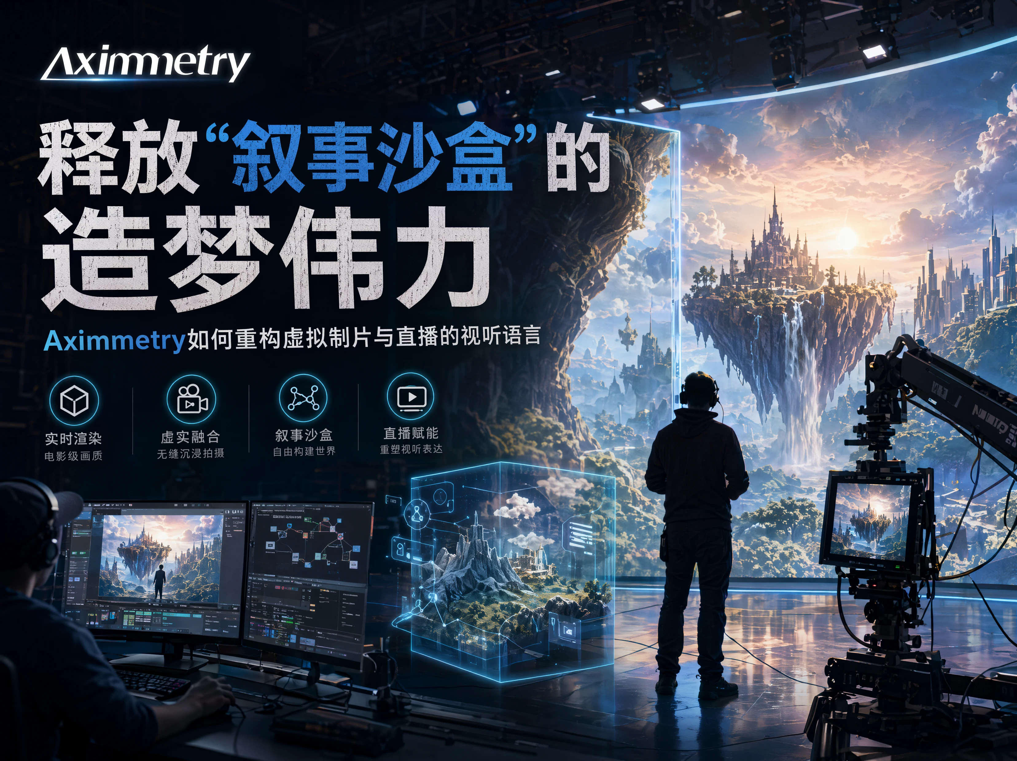 释放“叙事沙盒”的造梦伟力：Aximmetry如何重构虚拟制片与直播的视听语言