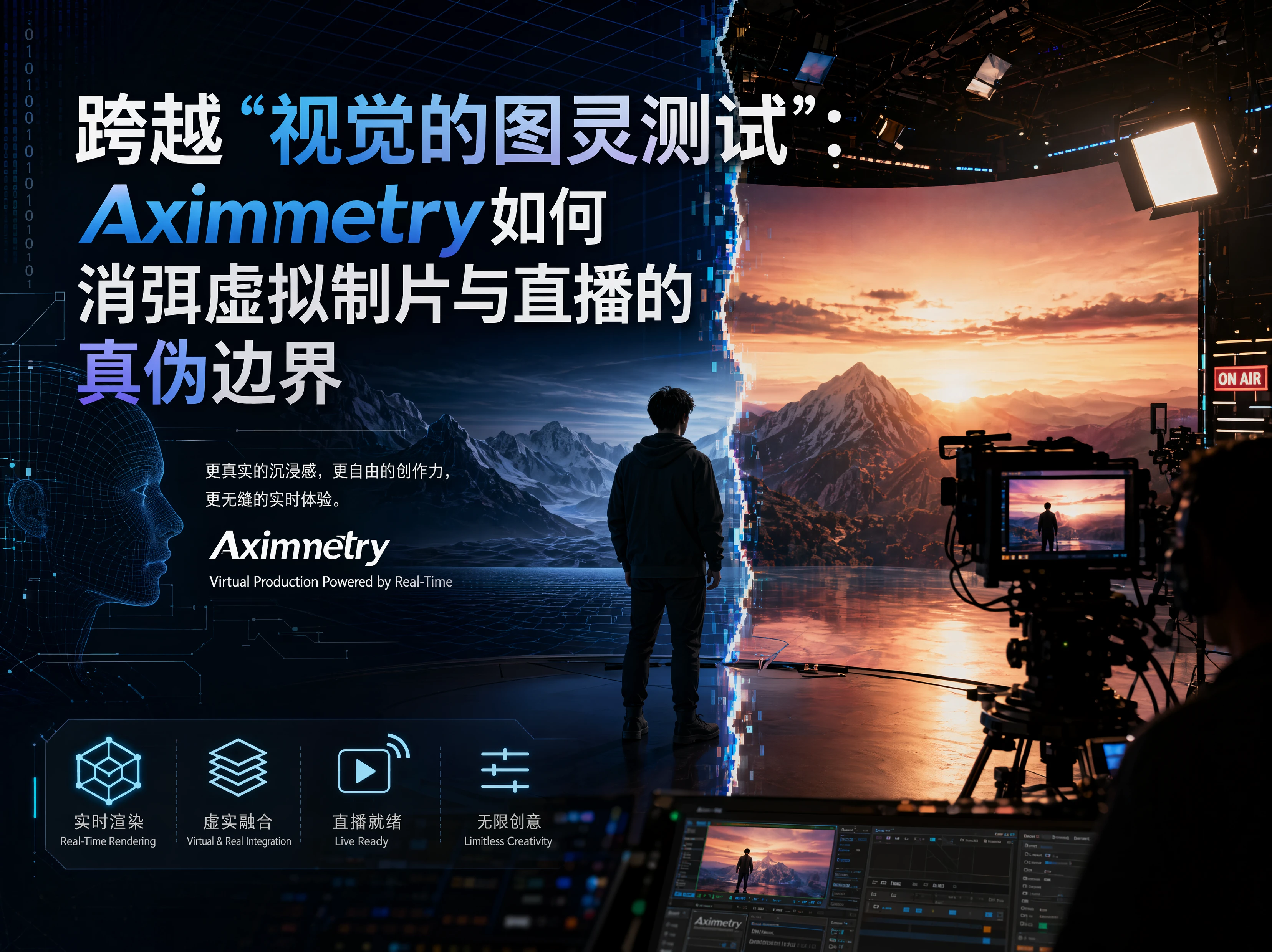 跨越“视觉的图灵测试”：Aximmetry如何消弭虚拟制片与直播的真伪边界