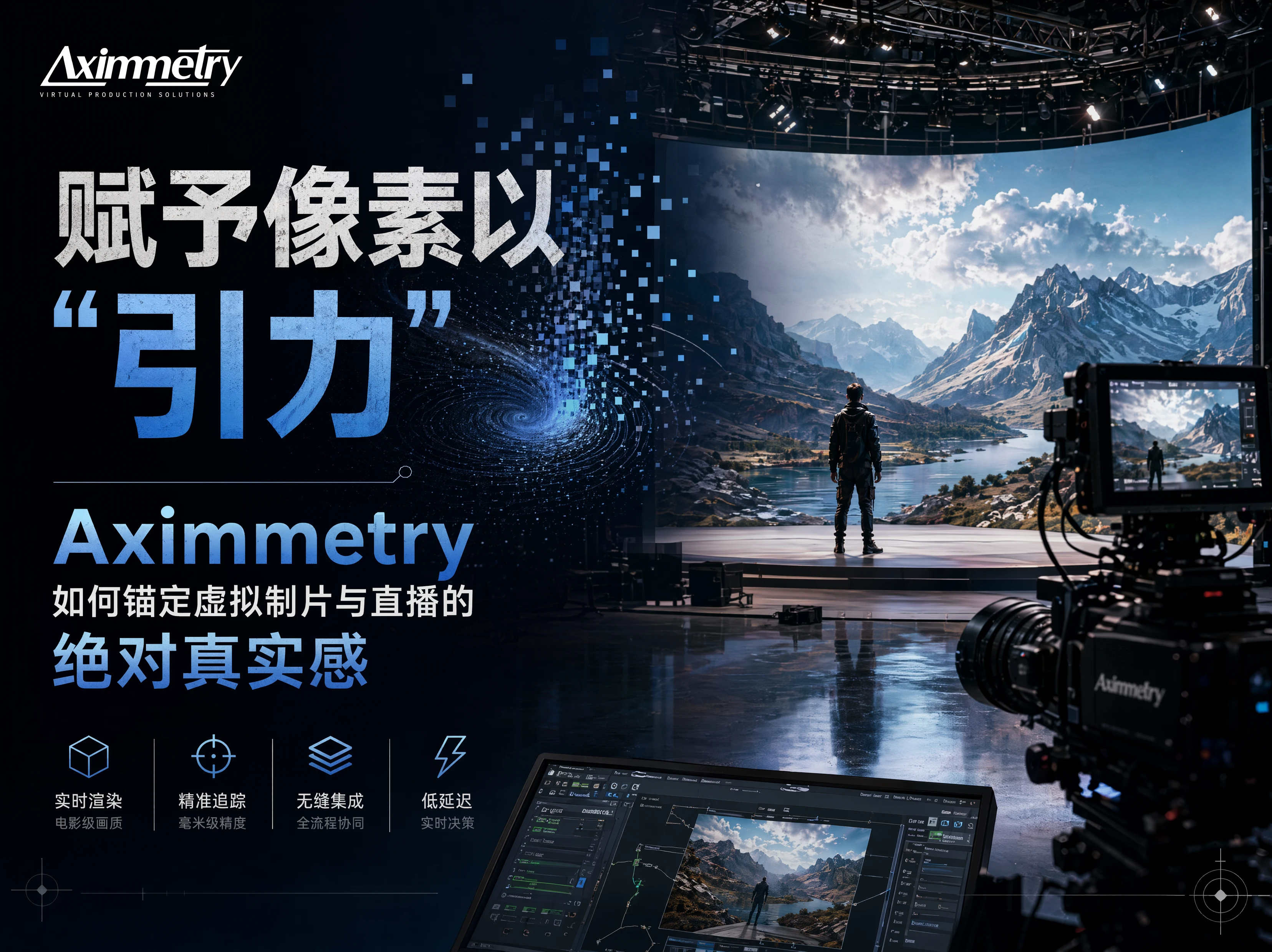 赋予像素以“引力”：Aximmetry如何锚定虚拟制片与直播的绝对真实感