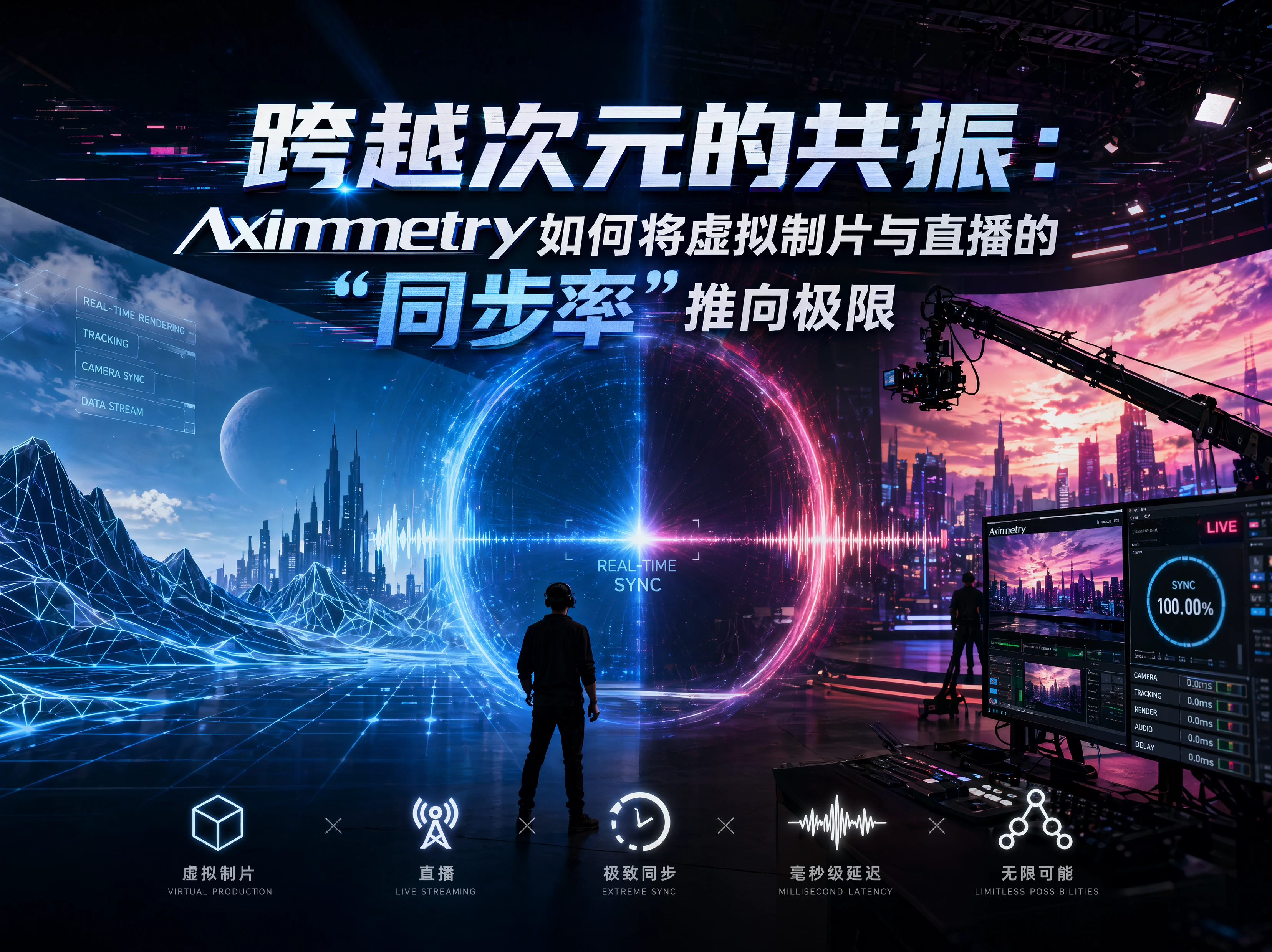 跨越次元的共振：Aximmetry如何将虚拟制片与直播的“同步率”推向极限
