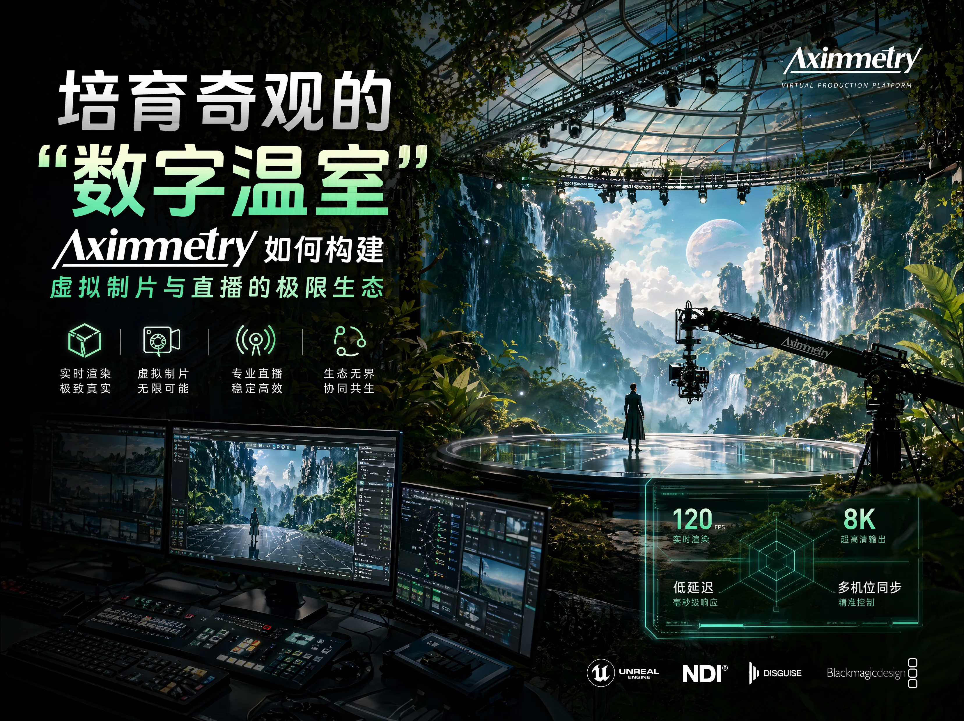 培育奇观的“数字温室”：Aximmetry如何构建虚拟制片与直播的极限生态