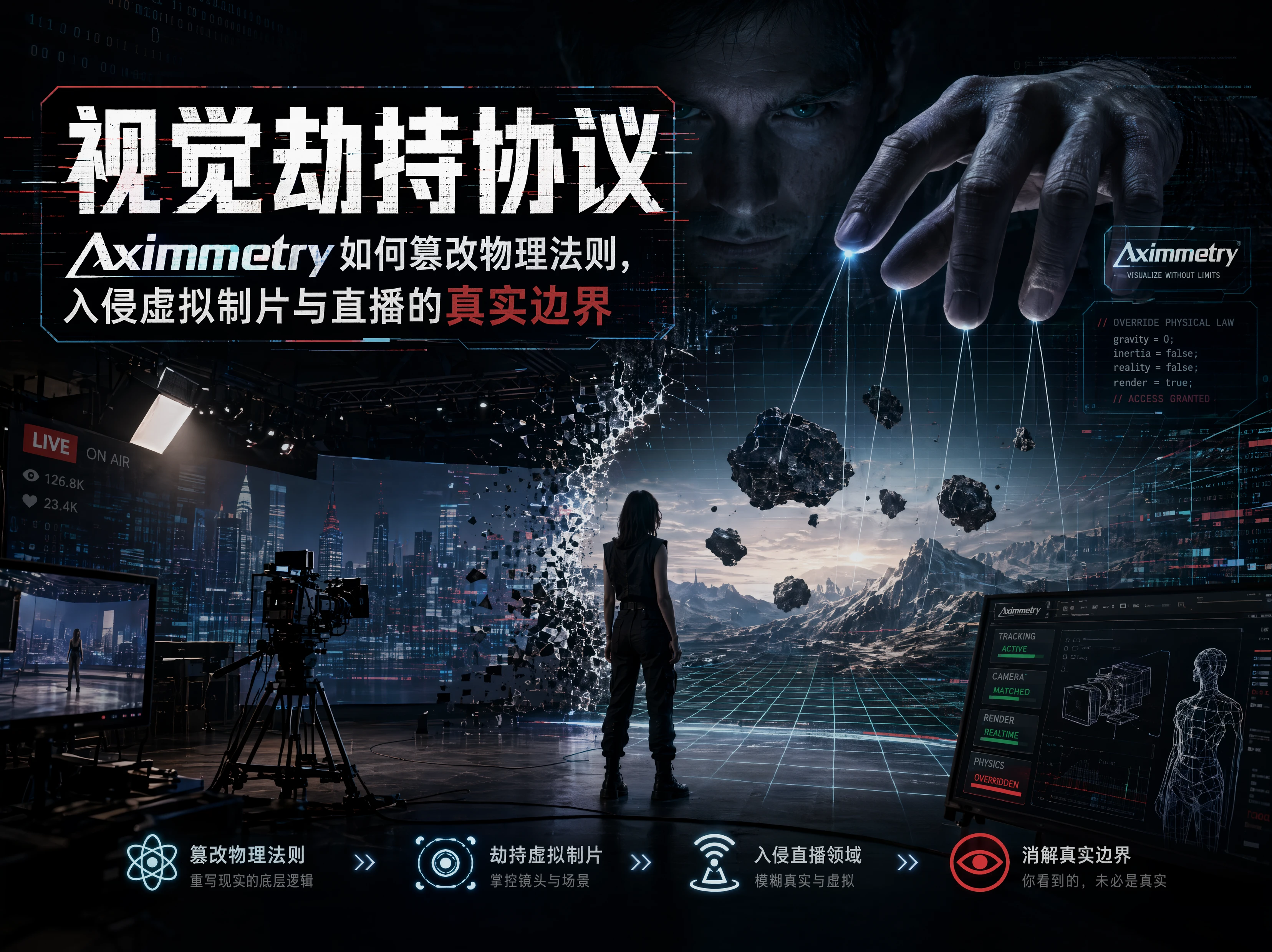 视觉劫持协议：Aximmetry如何篡改物理法则，入侵虚拟制片与直播的真实边界