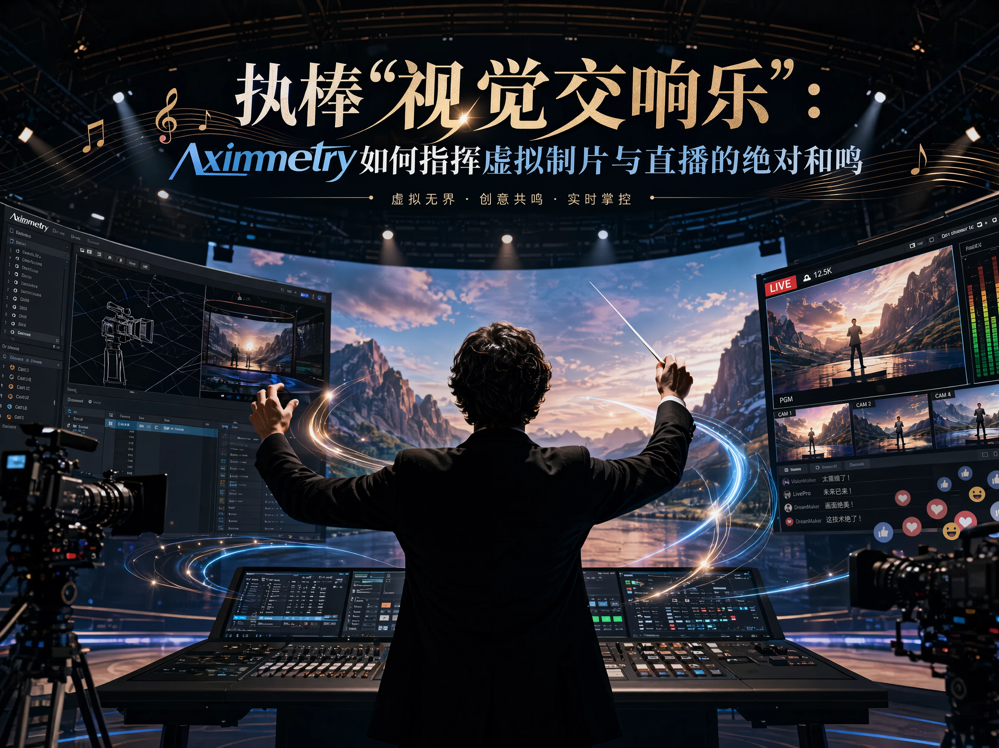 执棒“视觉交响乐”：Aximmetry如何指挥虚拟制片与直播的绝对和鸣