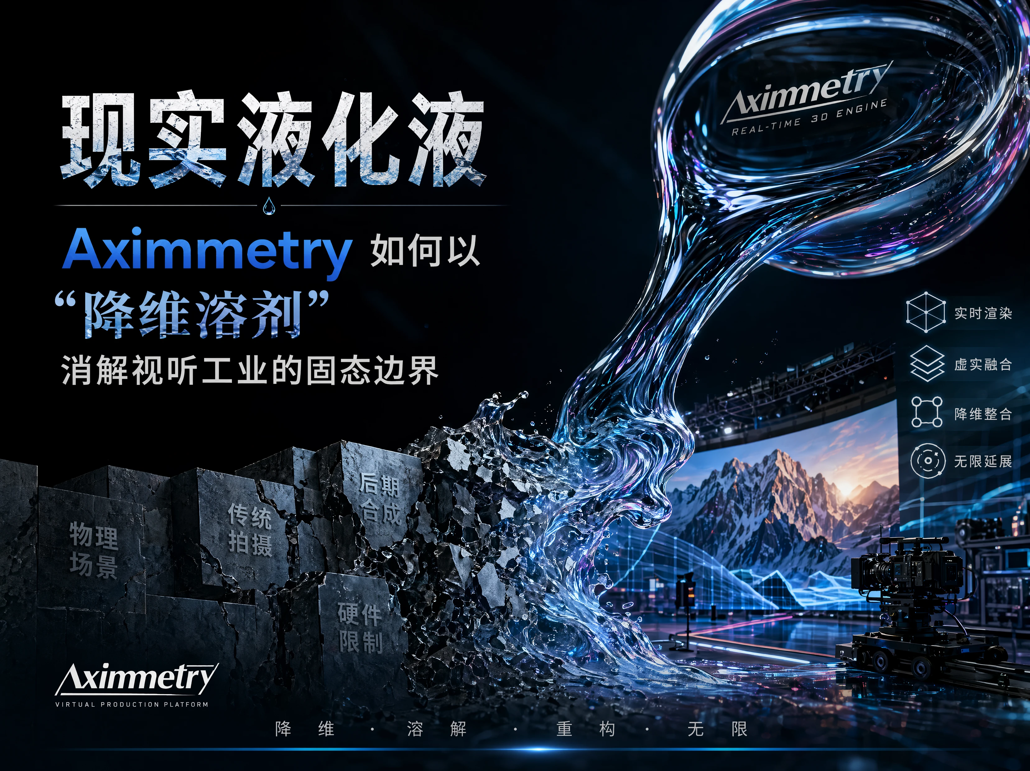 现实液化液：Aximmetry如何以“降维溶剂”消解视听工业的固态边界