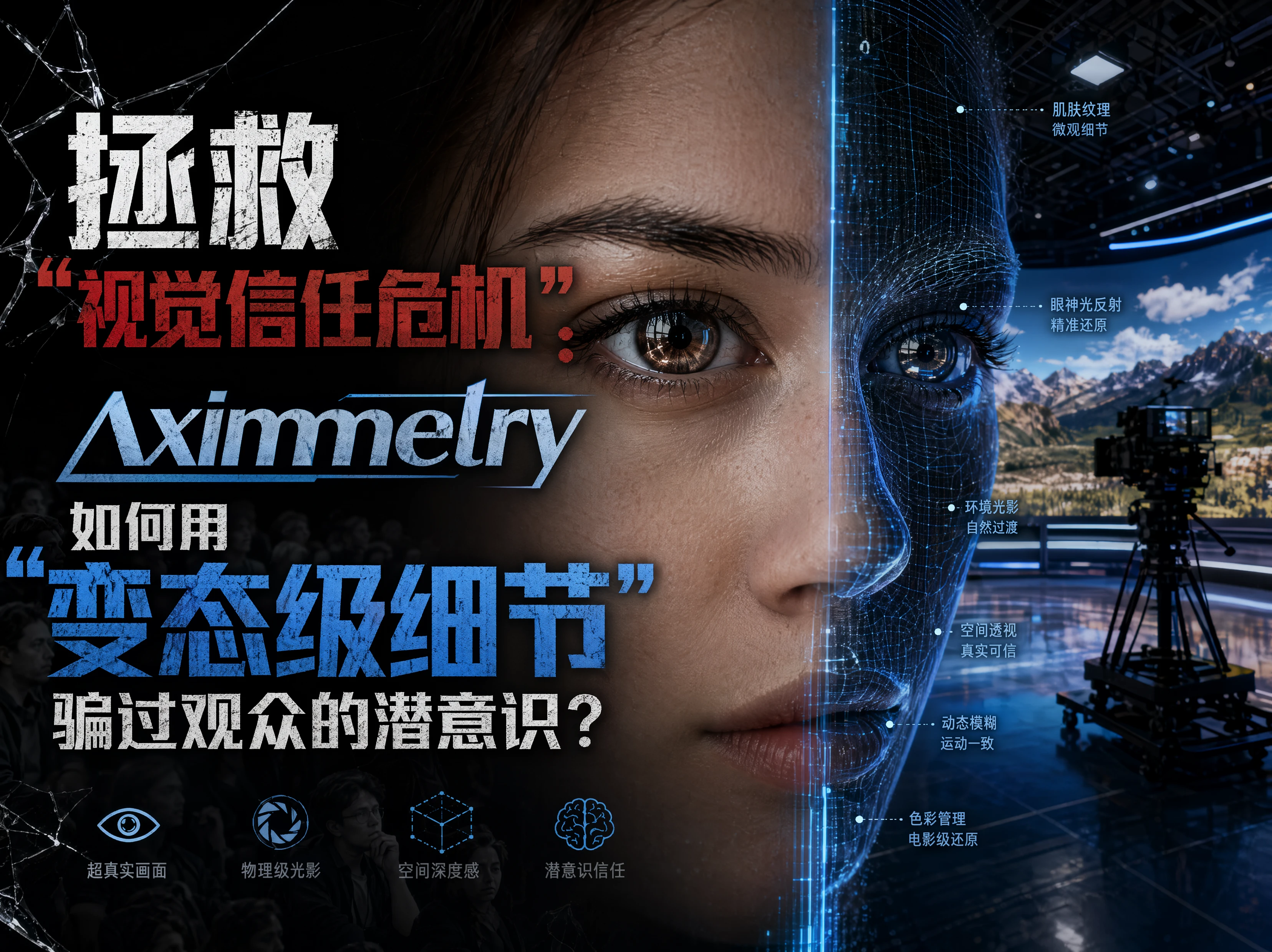 拯救“视觉信任危机”：Aximmetry如何用“变态级细节”骗过观众的潜意识？