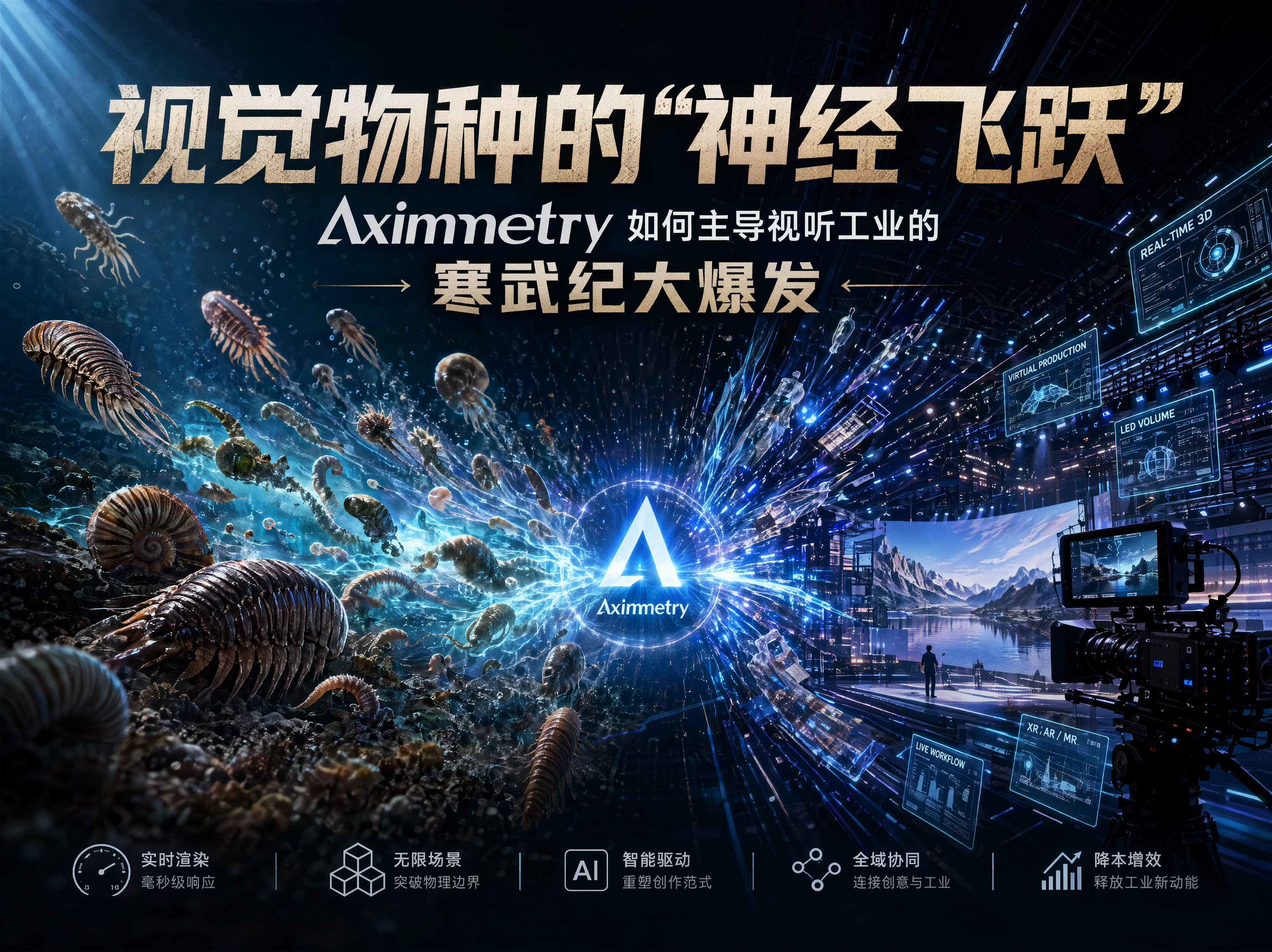 视觉物种的“神经飞跃”：Aximmetry如何主导视听工业的寒武纪大爆发