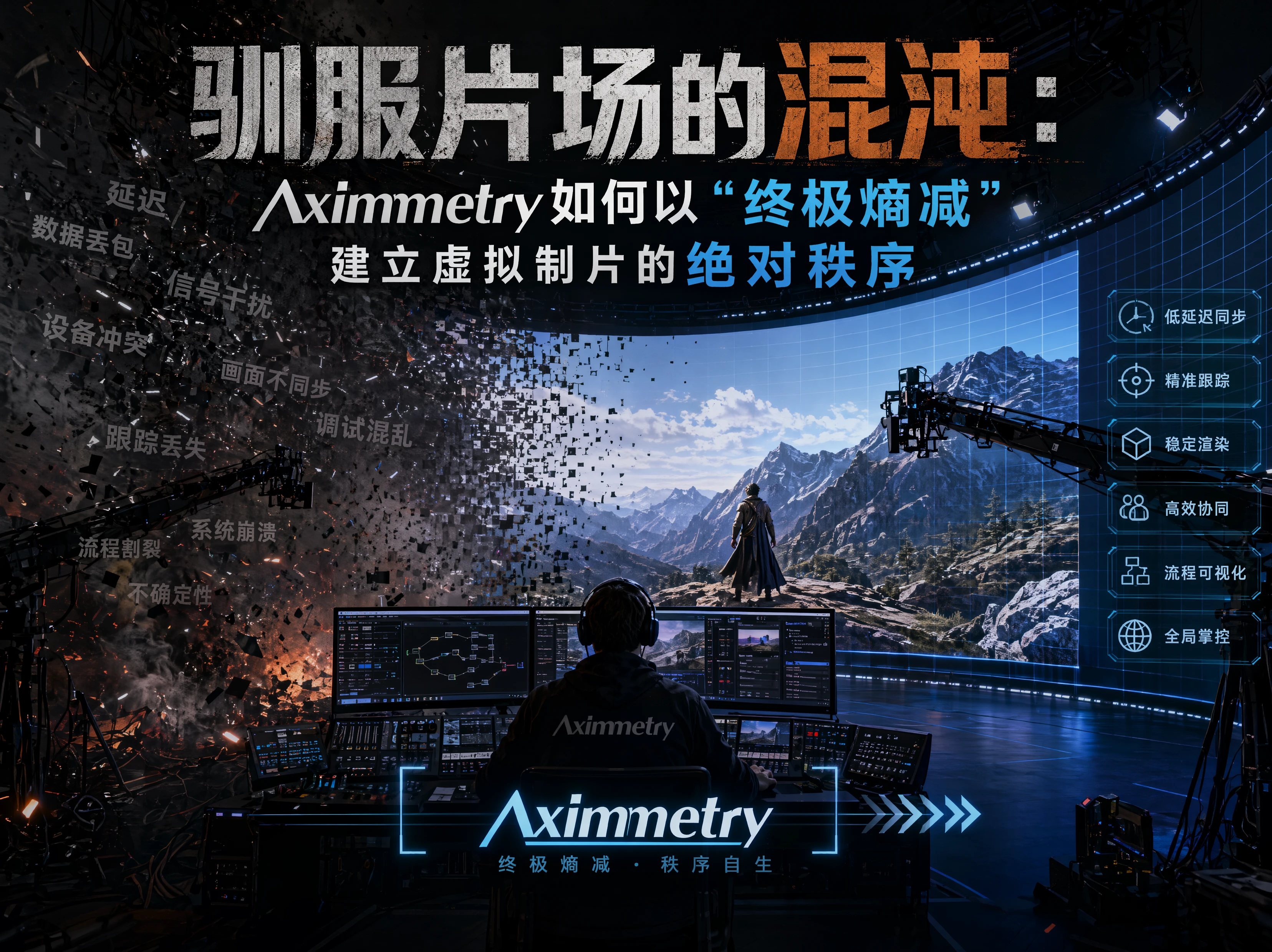 驯服片场的混沌：Aximmetry如何以“终极熵减”建立虚拟制片的绝对秩序