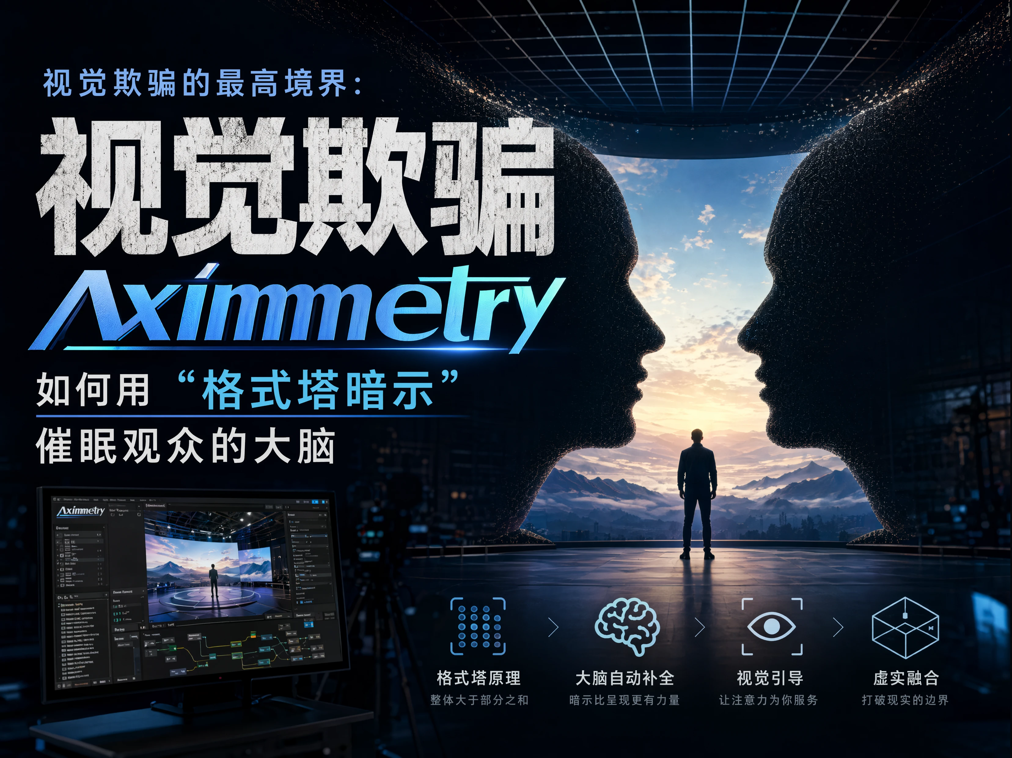 视觉欺骗的最高境界：Aximmetry如何用“格式塔暗示”催眠观众的大脑