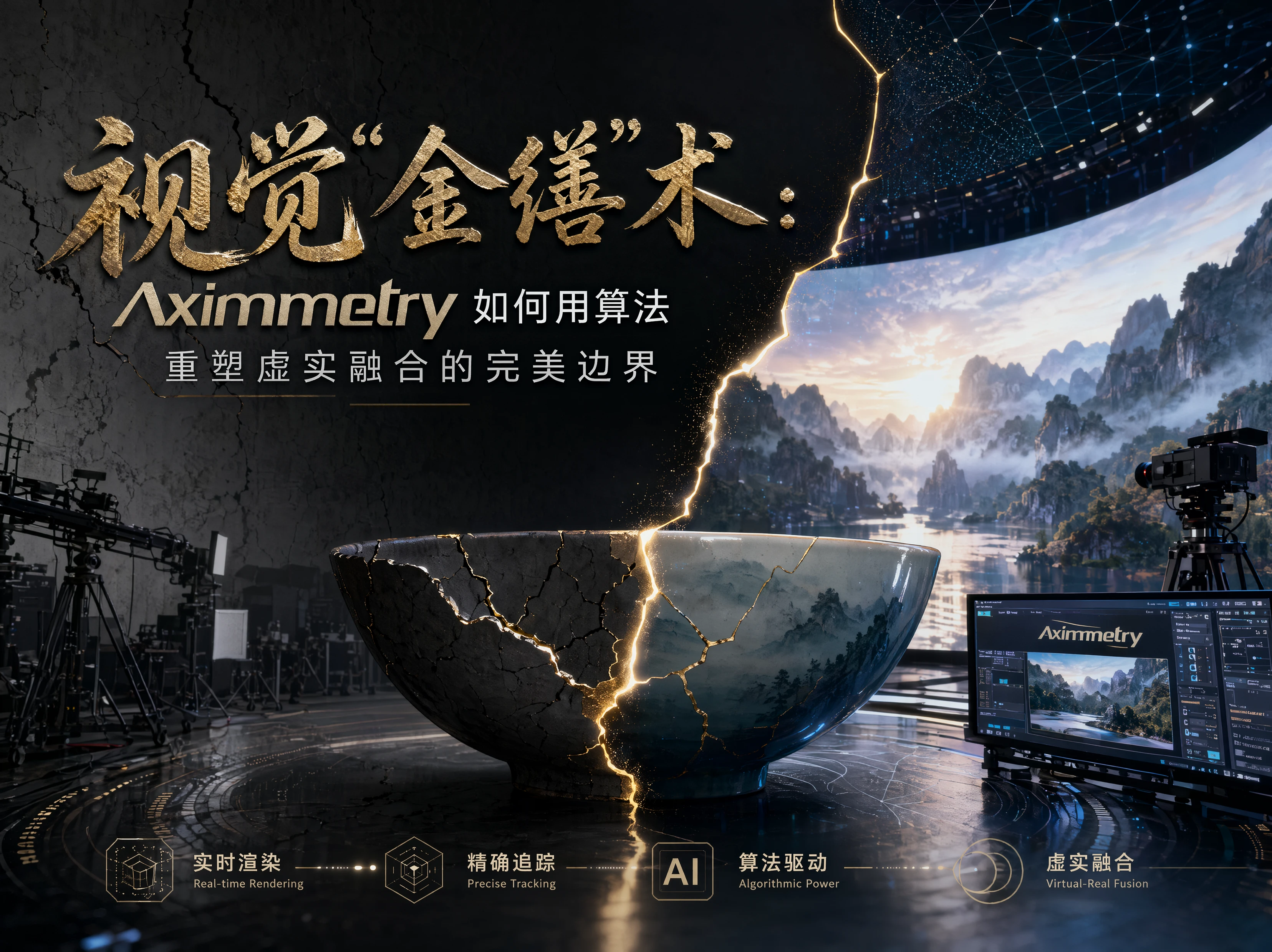视觉“金缮”术：Aximmetry如何用算法重塑虚实融合的完美边界