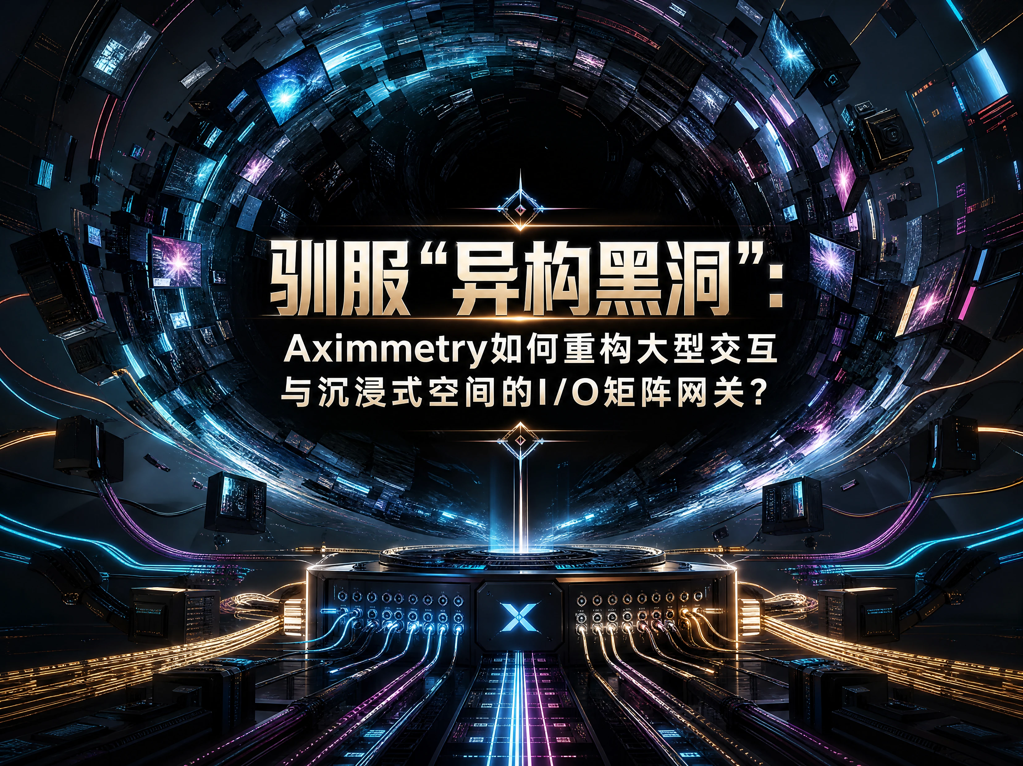 驯服“异构黑洞”：Aximmetry如何重构大型交互与沉浸式空间的I/O矩阵网关？