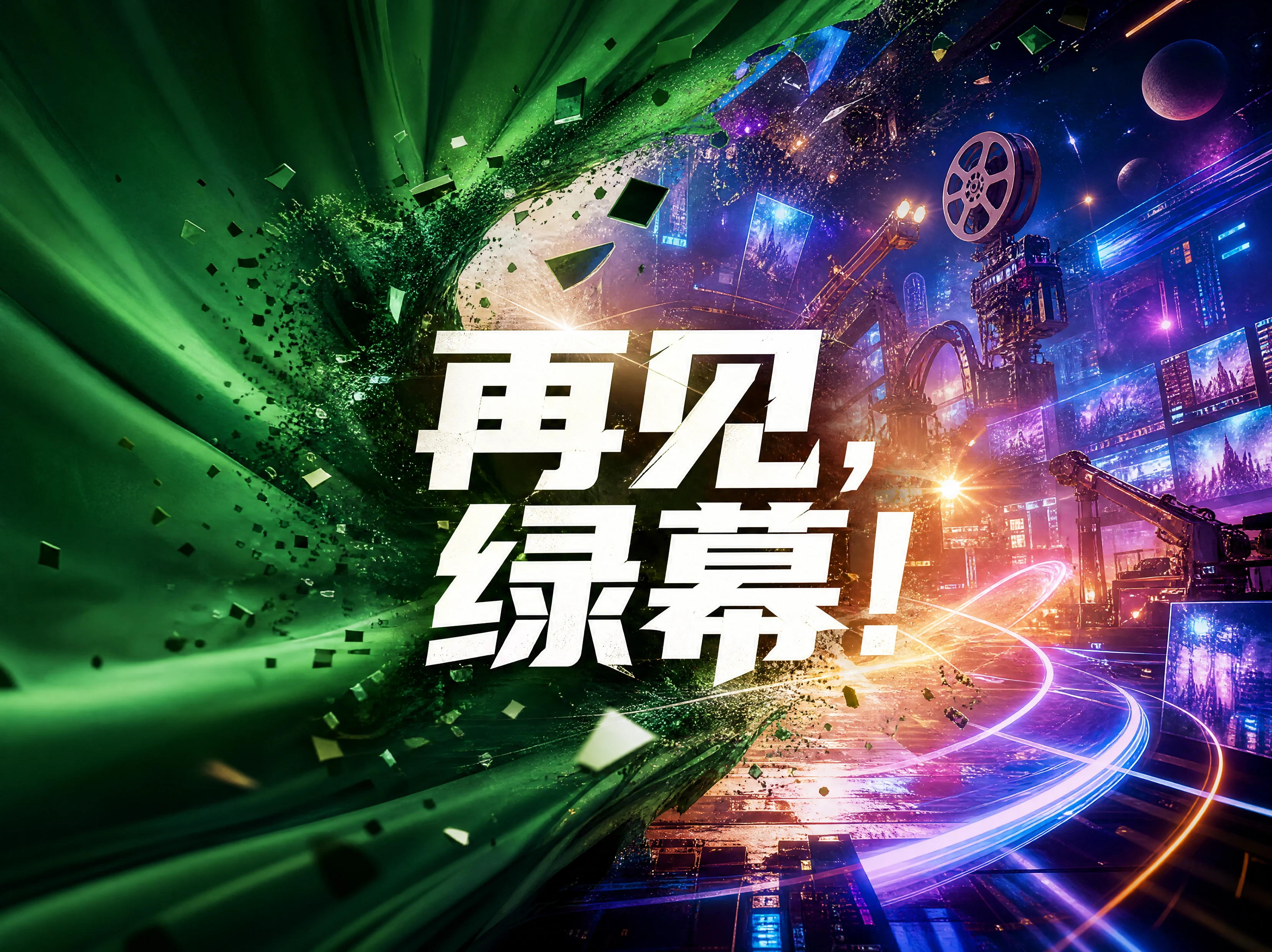 再见，绿幕！