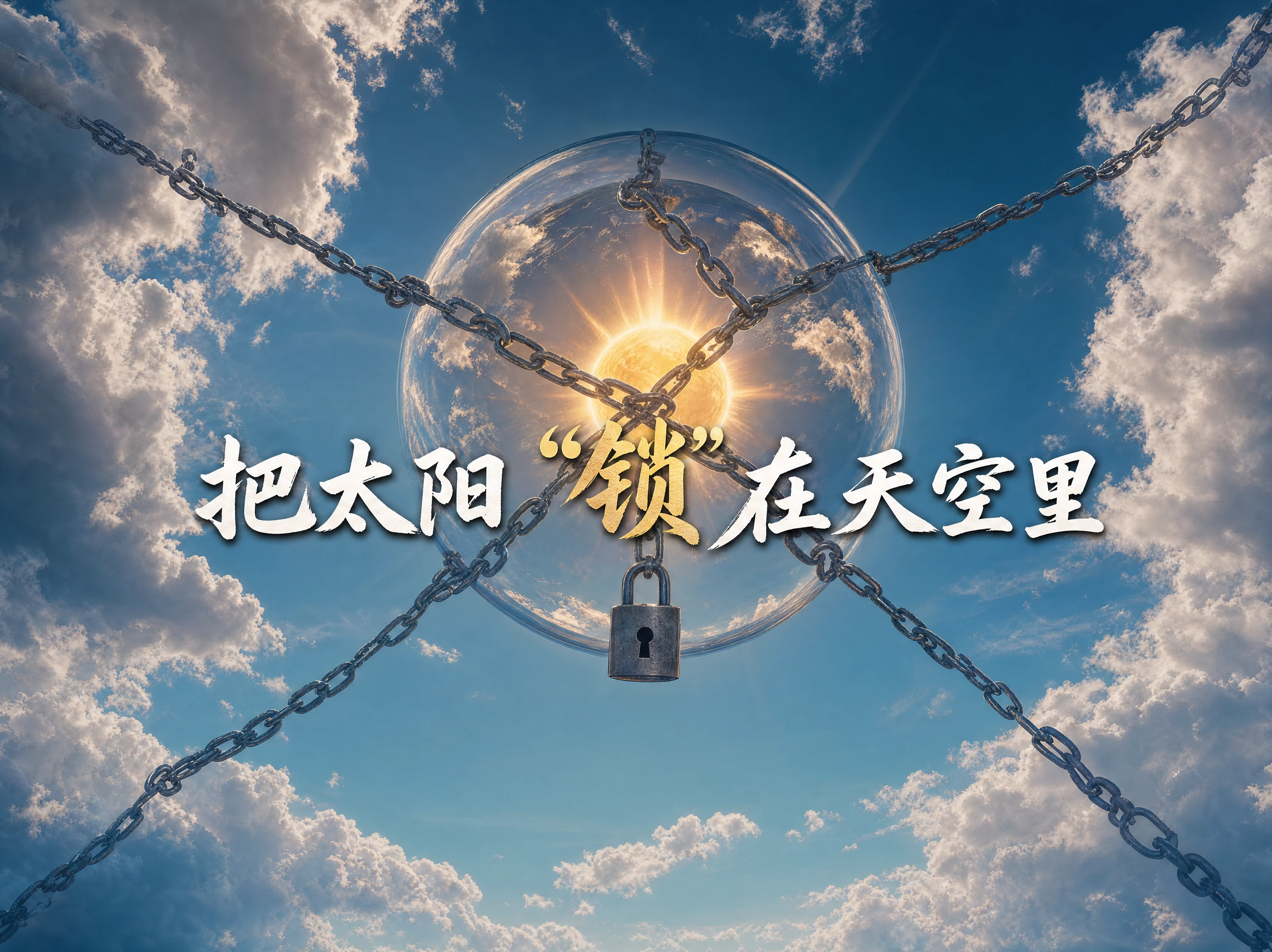 把太阳“锁”在天空里