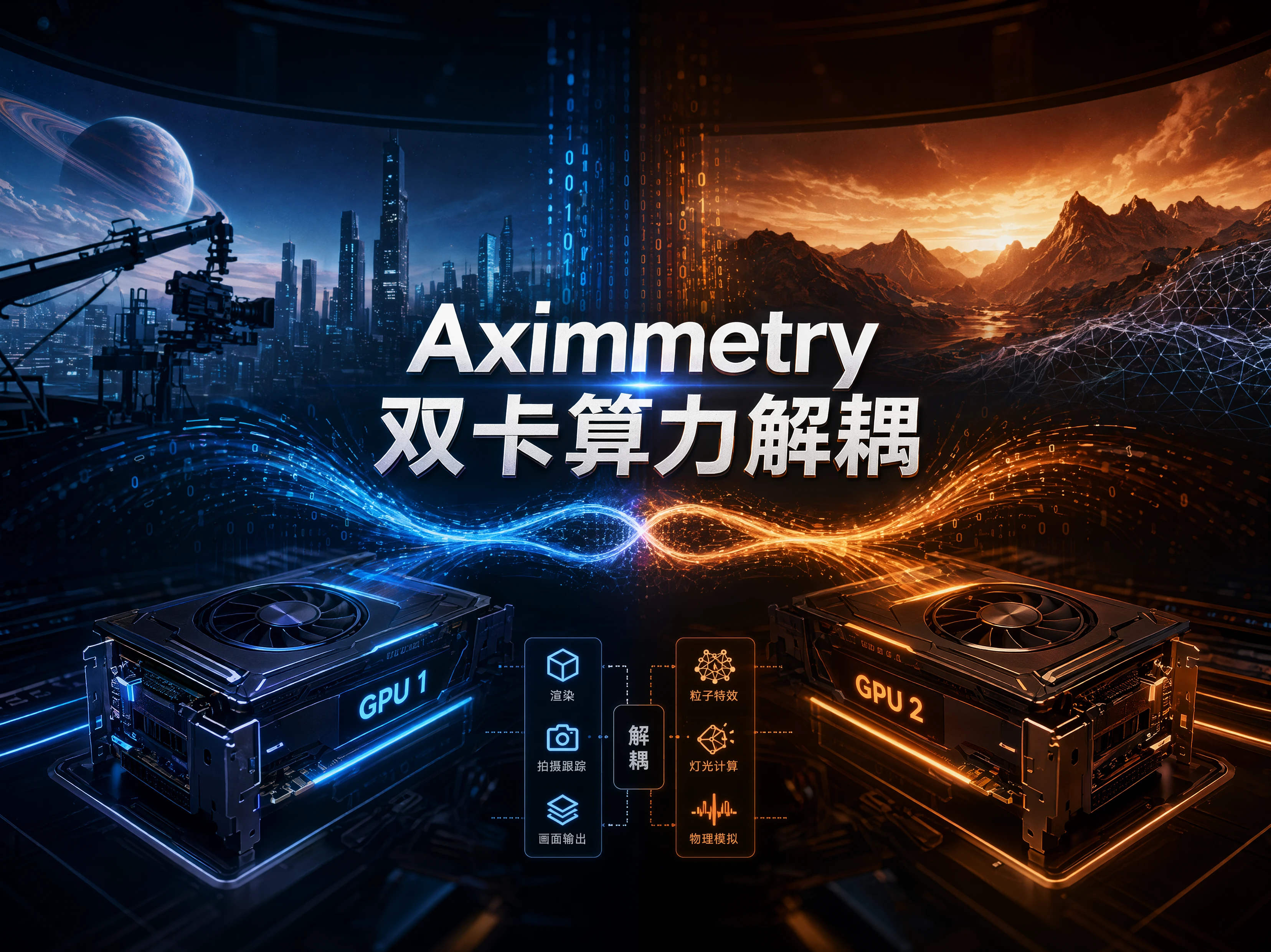 Aximmetry双卡算力解耦