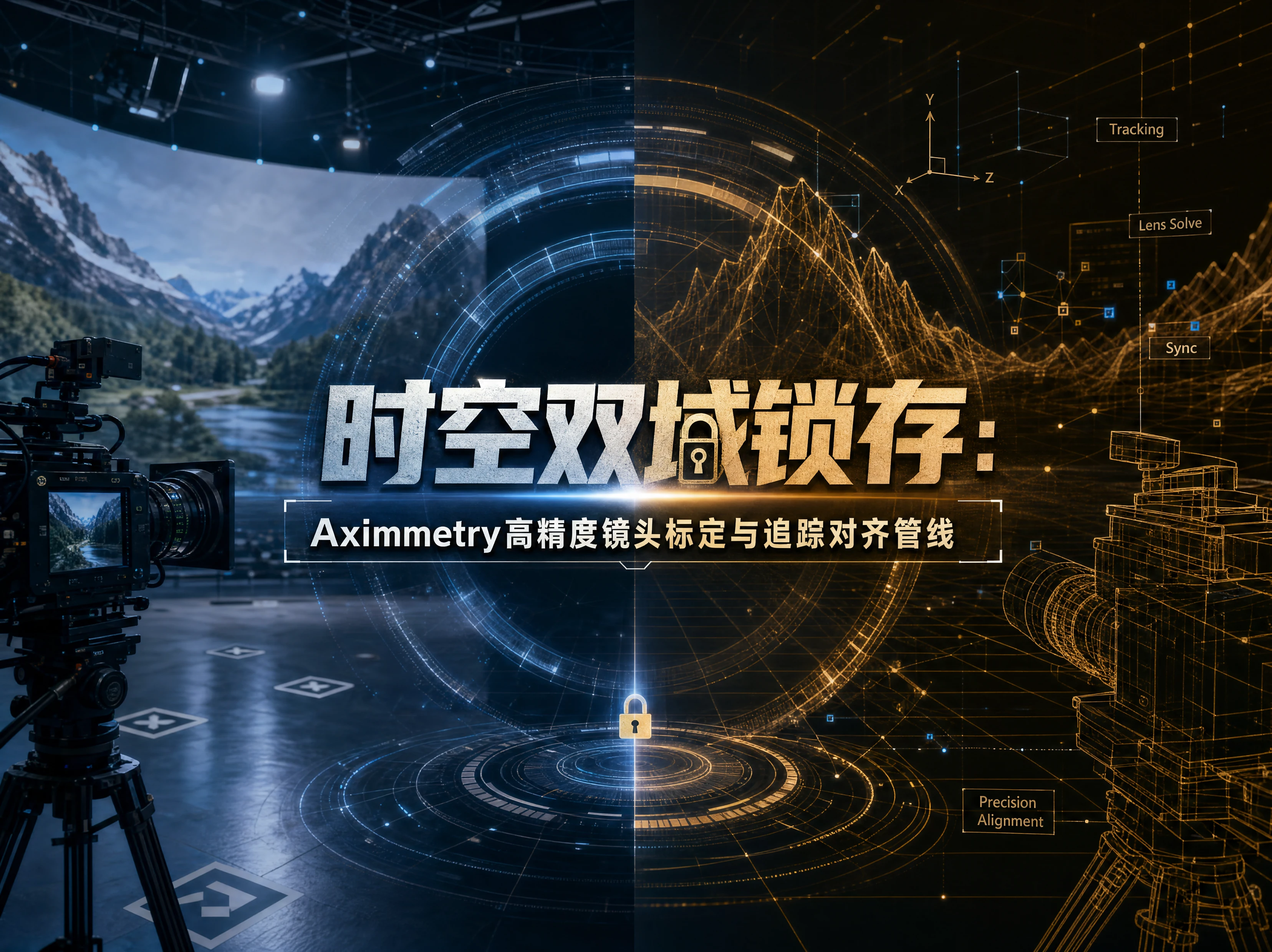 时空双域锁存：Aximmetry高精度镜头标定与追踪对齐管线