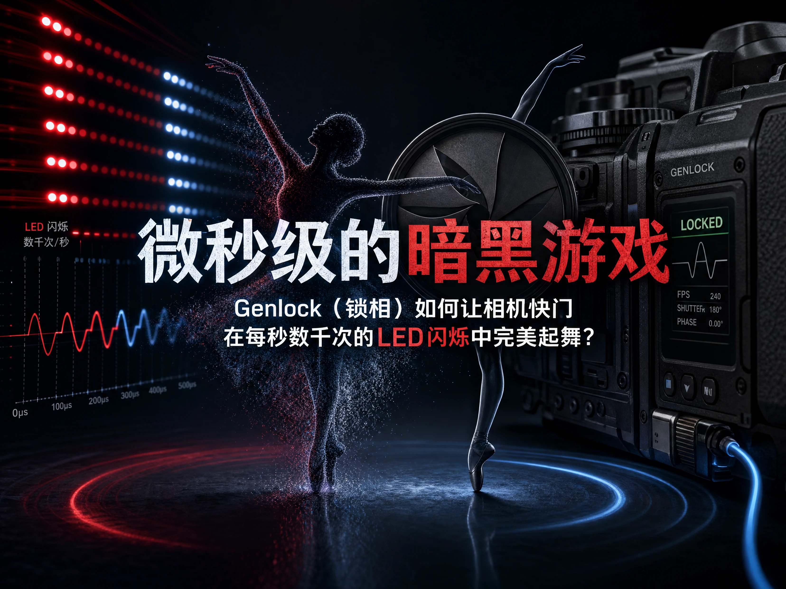 “微秒级的暗黑游戏”：Genlock（锁相）如何让相机快门在每秒数千次的LED闪烁中完美起舞？