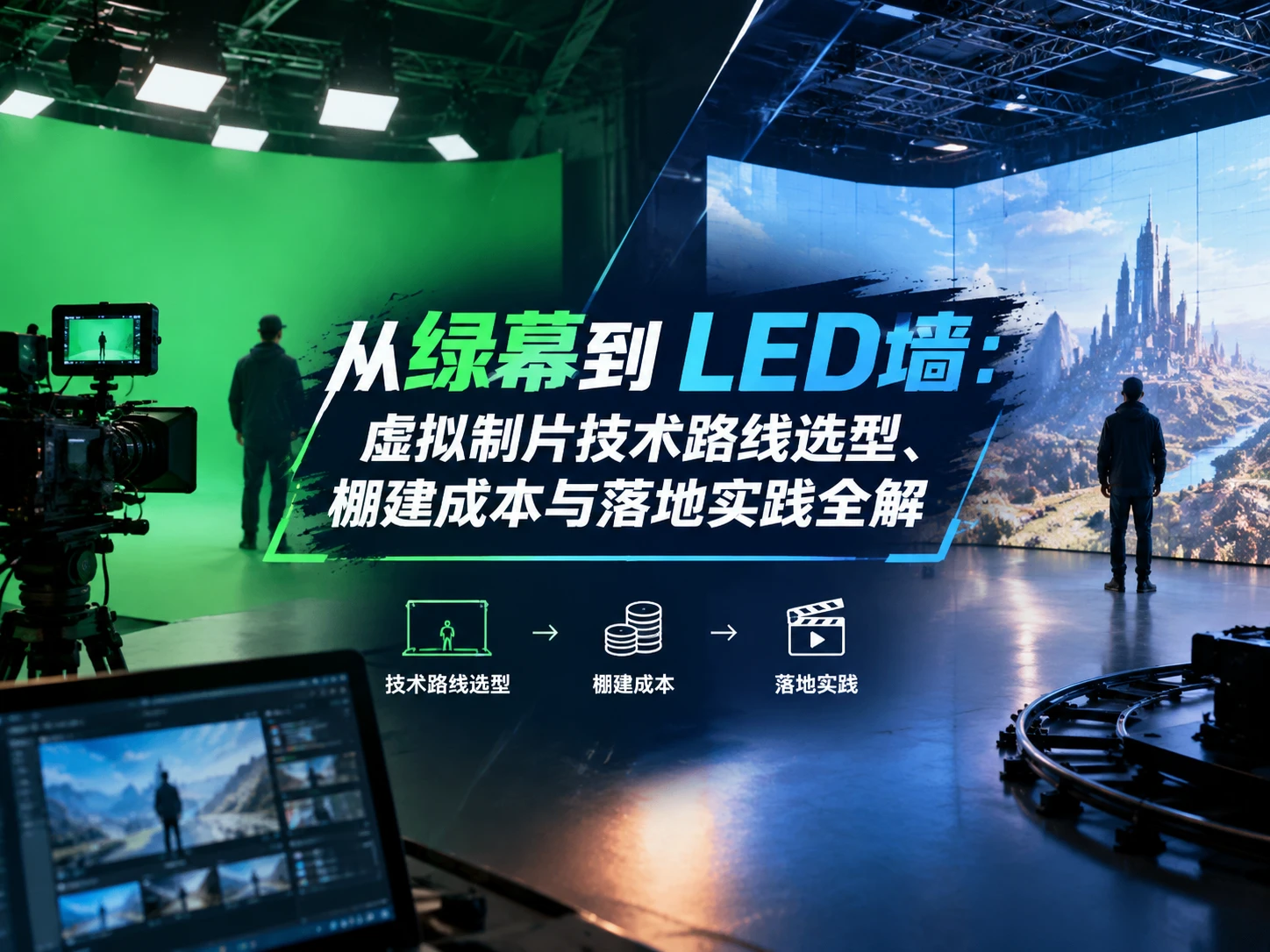从绿幕到 LED 墙：虚拟制片技术路线选型、棚建成本与落地实践全解