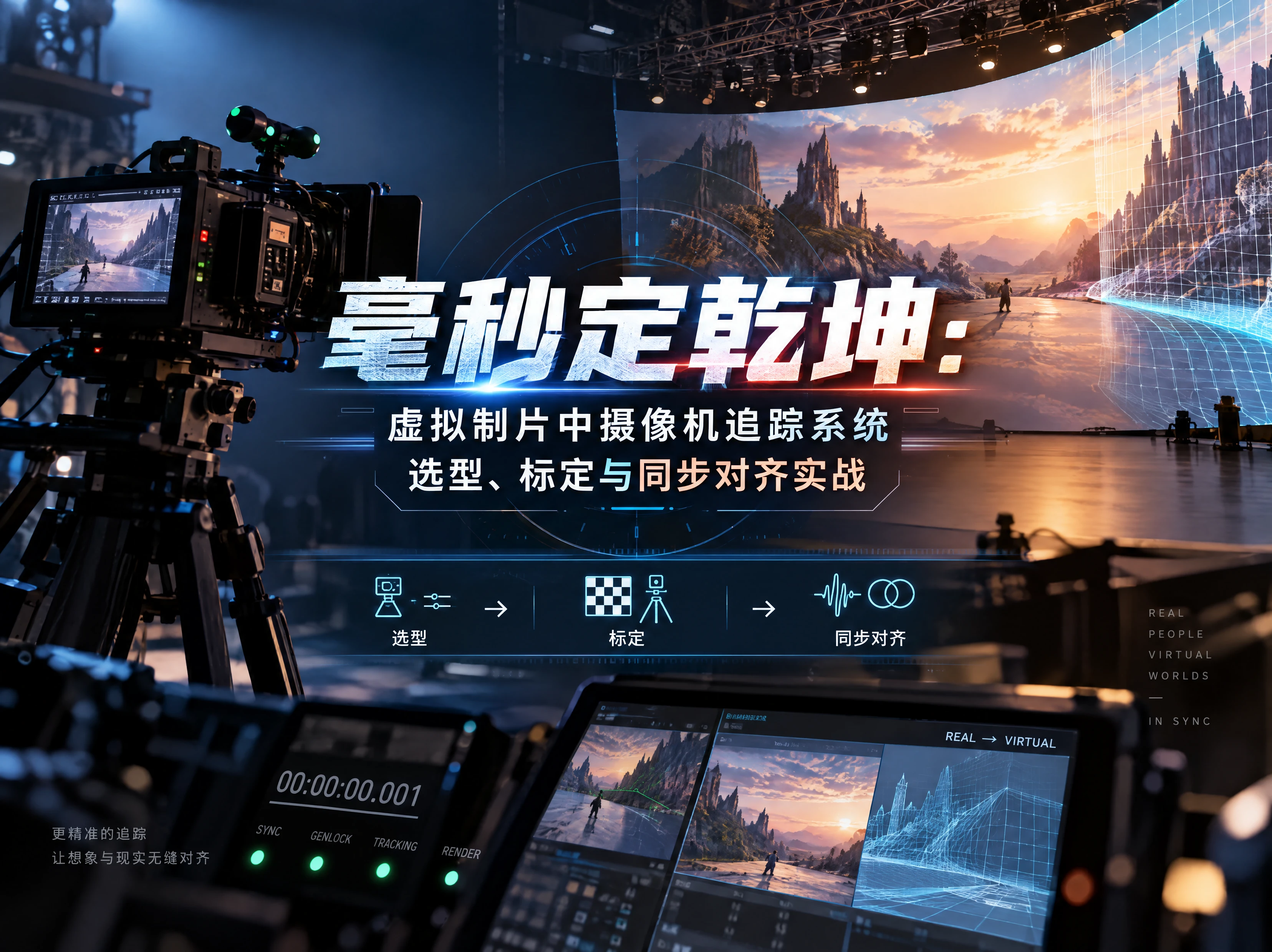 毫秒定乾坤：虚拟制片中摄像机追踪系统选型、标定与同步对齐实战